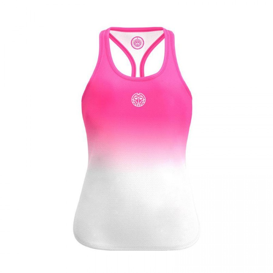 Bidi Badu Tank T-Shirt Gradiant Pink White Junior  Offer + Cheap