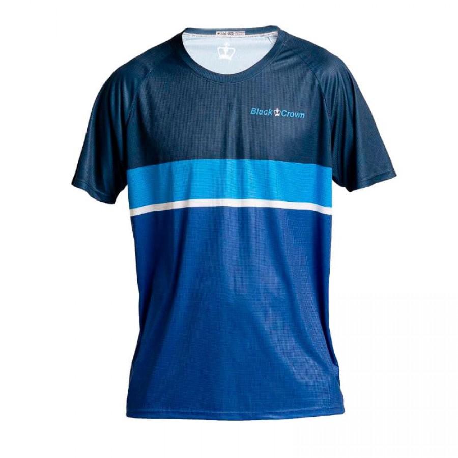 T-Shirt Blu Porvo Corona Nera PADELPOINT T-Shirt Blu Porvo Corona Nera