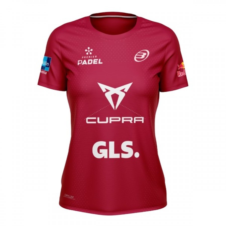Maglietta Bullpadel Bea Gonzalez Premier Padel Ethical Cherry PADELPOINT Maglietta Bullpadel Bea Gonzalez Premier Padel Ethical Cherry