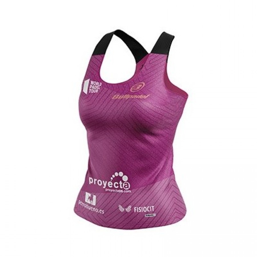 Bullpadel Cata Tenorio WPT Elodie Hortensia 2019 T-Shirt PADELPOINT Bullpadel Cata Tenorio WPT Elodie Hortensia 2019 T-Shirt