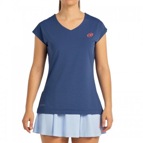 Camiseta Bullpadel Covelo Azul Sombra