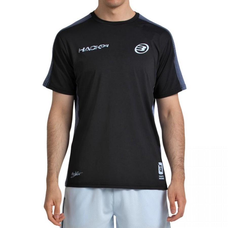 Camiseta Preta Bullpadel Paquito Navarro 26V