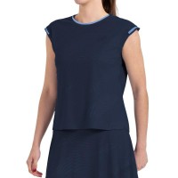 T-shirt bleu marine Bullpadel Pinatar