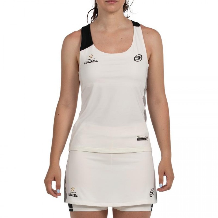 Camiseta Bullpadel Premier Padel Pirac Ecru
