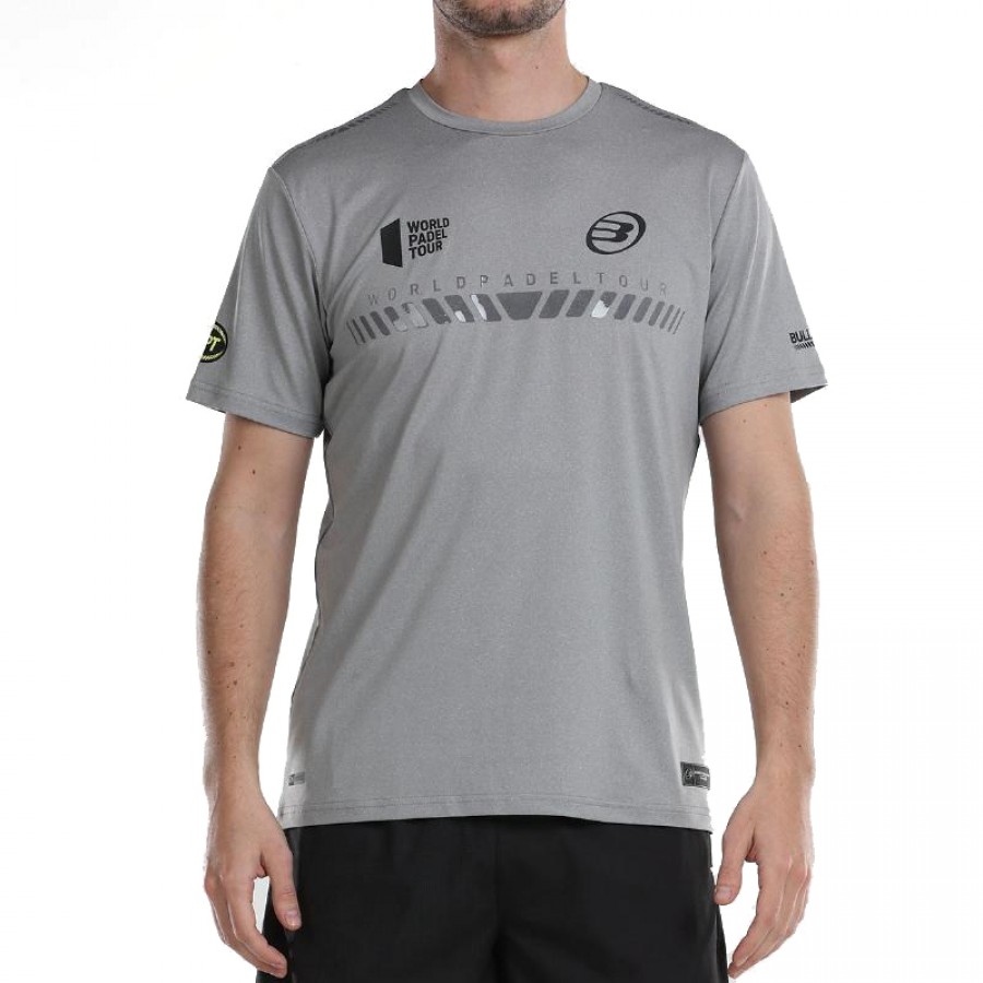 Camiseta Bullpadel WPT Ligio Gris Medio Vigore PADELPOINT Camiseta Bullpadel WPT Ligio Gris Medio Vigore