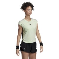 T-Shirt with Top Adidas New York Green Black