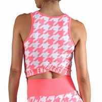 Endless Chill Coral Houndstooth T-shirt