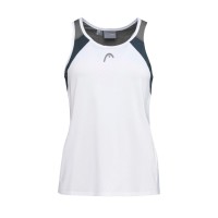 Head Club 22 Top T-shirt bianca da donna PADELPOINT Head Club 22 Top T-shirt bianca da donna