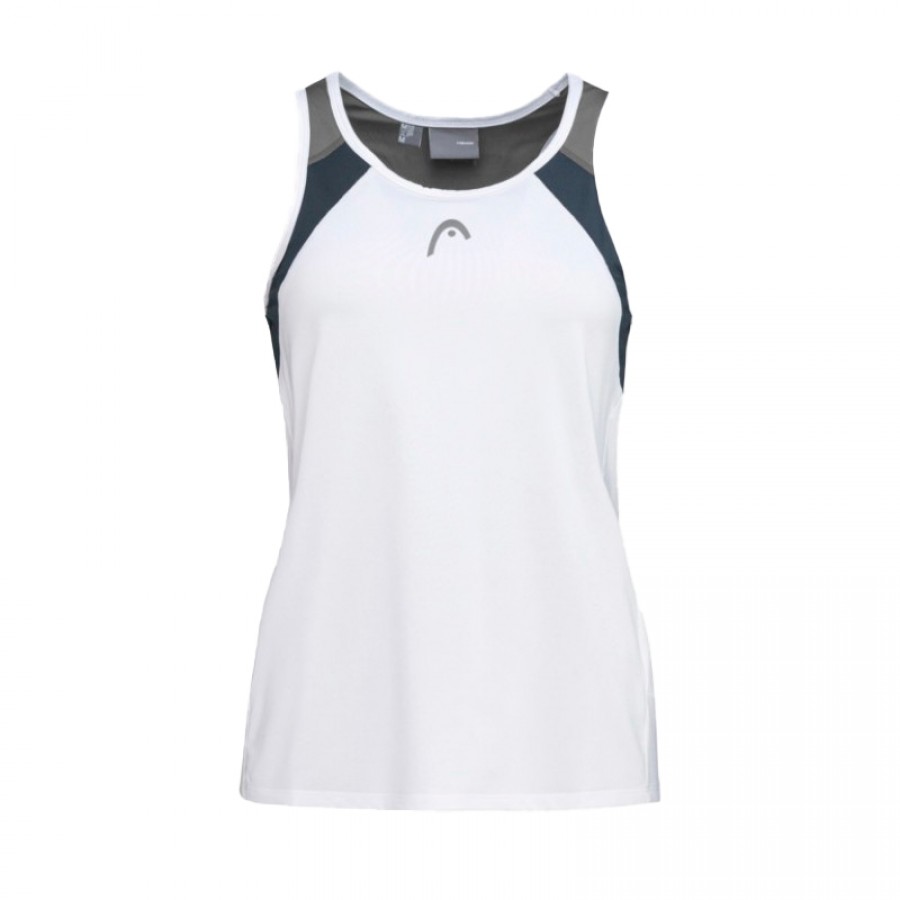 Head Club 22 Top T-shirt bianca da donna PADELPOINT Head Club 22 Top T-shirt bianca da donna
