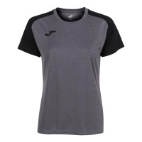 Joma Academy IV Grey Melange Black Women''s T-Shirt