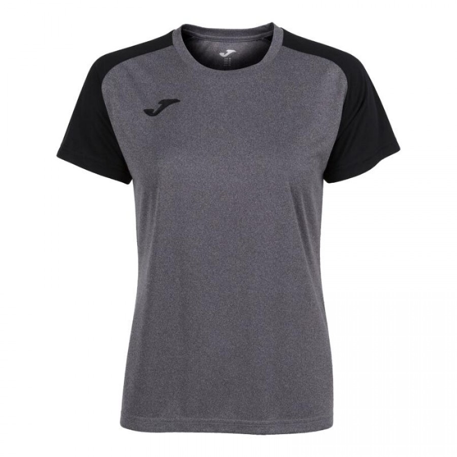 Joma Academy IV Grey Melange Black Women''s T-Shirt