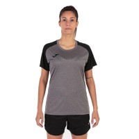 Joma Academy IV Grey Melange Black Women''s T-Shirt