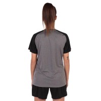 Joma Academy IV Grey Melange Black Women''s T-Shirt