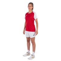 Joma Academy IV Red White Women''s T-Shirt  Offer + Cheap