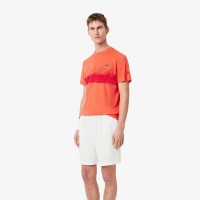 Lacoste Novak Djokovic T-Shirt Orange Red  Offer + Cheap