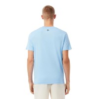 Lacoste Novak Djokovic Ultra Dry Maglietta Blu Pastello