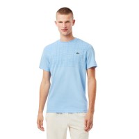 Lacoste Novak Djokovic Ultra Dry Maglietta Blu Pastello