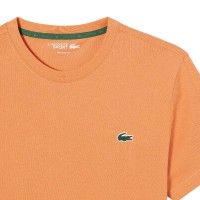 Camiseta Lacoste Sport Grafica Naranja