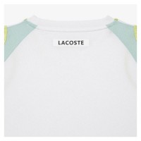 Lacoste Sport Pique T-shirt bianca PADELPOINT Lacoste Sport Pique T-shirt bianca