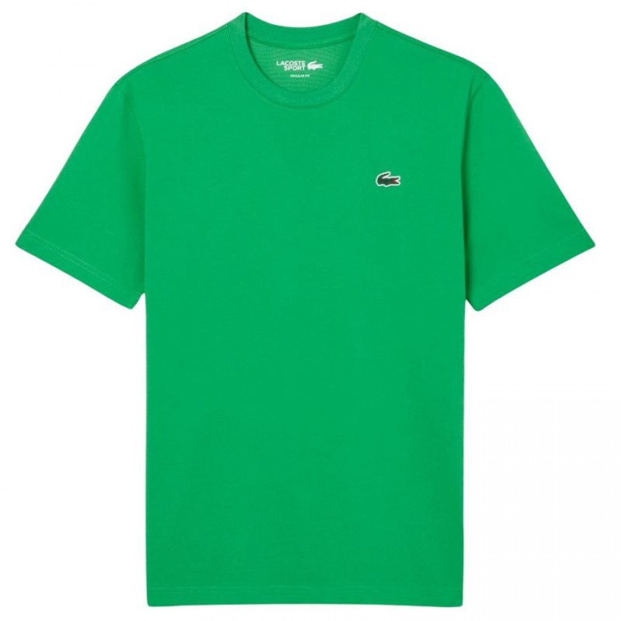 Lacoste Sport Regular Fit Green T-Shirt  Offer + Cheap
