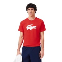 Lacoste Sport Red White T-Shirt  Offer + Cheap