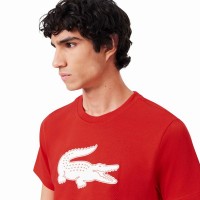 Lacoste Sport Red White T-Shirt  Offer + Cheap