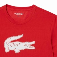 Lacoste Sport Red White T-Shirt  Offer + Cheap