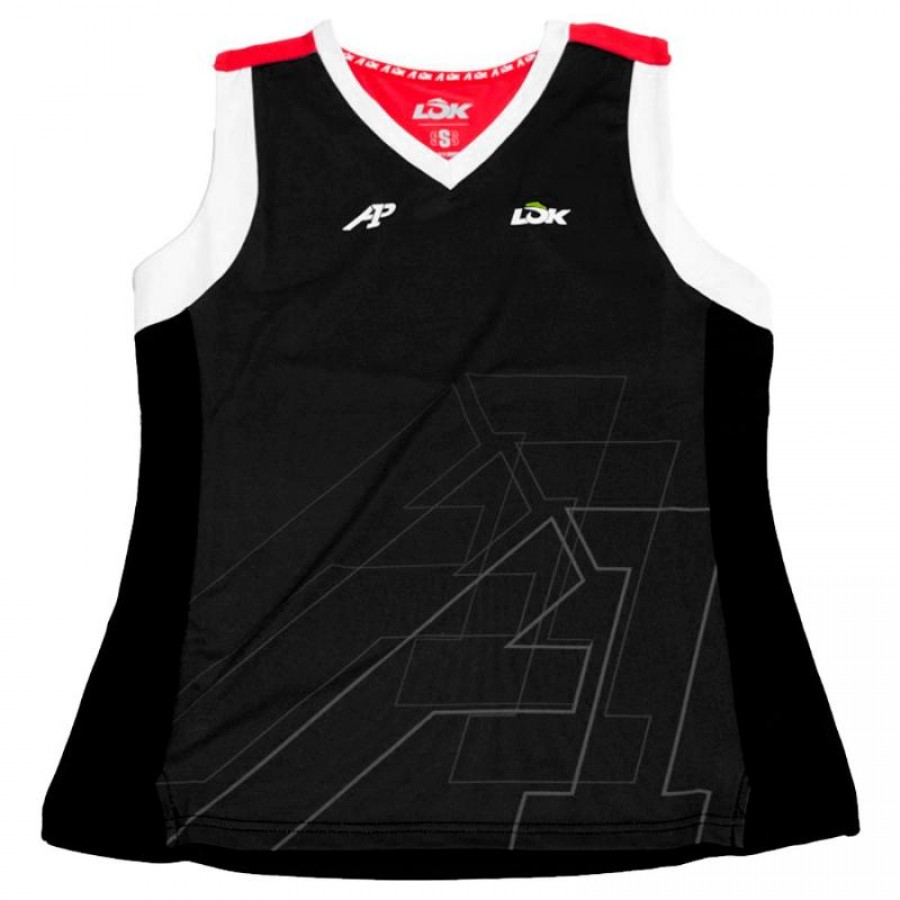 Lok A1 Padel Wasatch Black Women''s T-Shirt  Offer + Cheap