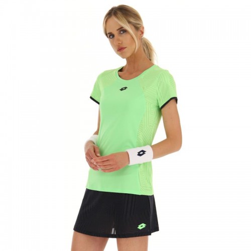 T-shirt Lotto Superrapida V Mela Verde Donna