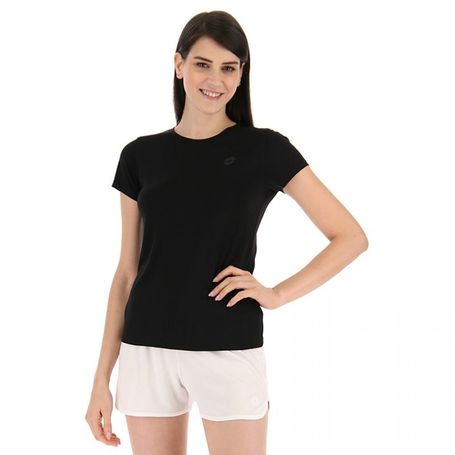 T-Shirt Manica Corta Lotto MSP Nero Donna PADELPOINT T-Shirt Manica Corta Lotto MSP Nero Donna