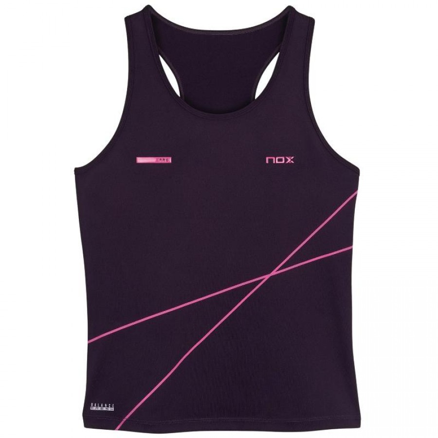 Nox Pro T-shirt viola scuro Donna rosa