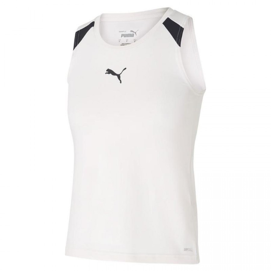 Puma Team Liga Padel Tank T-shirt bianca PADELPOINT Puma Team Liga Padel Tank T-shirt bianca