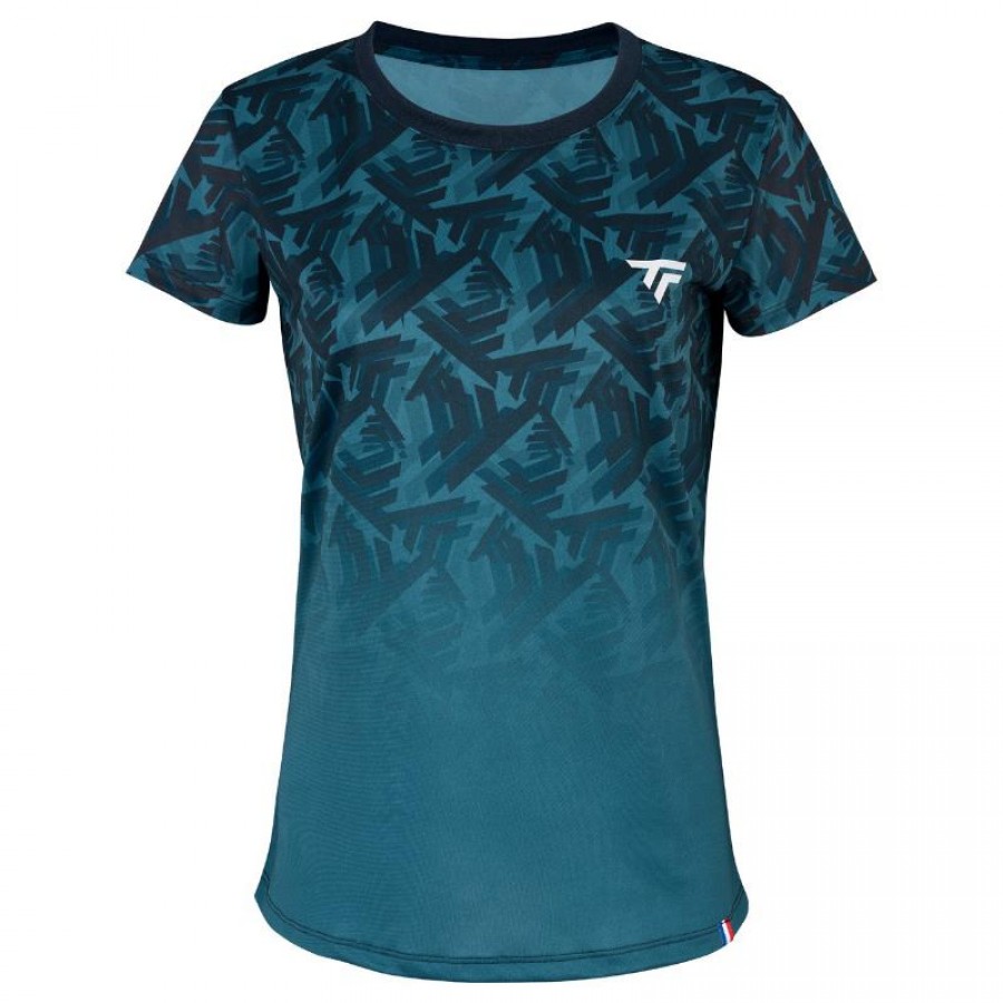 Tecnifibre X-Loop Teal Blue Women''s T-Shirt  Offer + Cheap