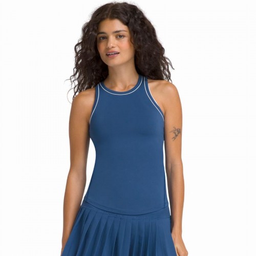 Camiseta Wilson Fieldhouse Lite Azul Court Mujer