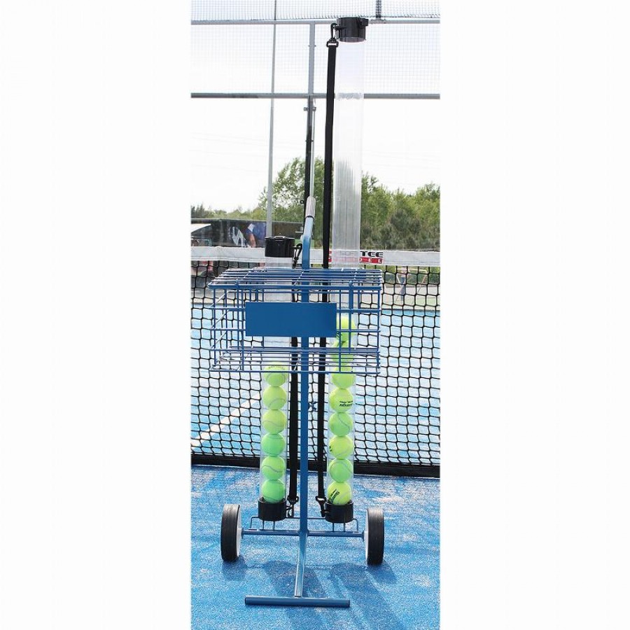 Auto Portapelotas 80 Pelotas Softee Azul PADELPOINT Auto Portapelotas 80 Pelotas Softee Azul