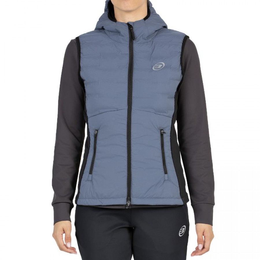 Gilet Bullpadel Blenda Blu Lavato