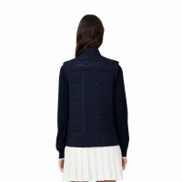 Chaleco Lacoste Regular Fit Azul Marino Mujer  Offer + Cheap