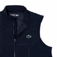 Chaleco Lacoste Regular Fit Azul Marino Mujer  Offer + Cheap
