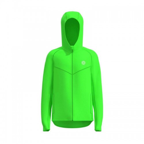 Chaqueta Bidi Badu Cappuccio Girocollo Verde Neon