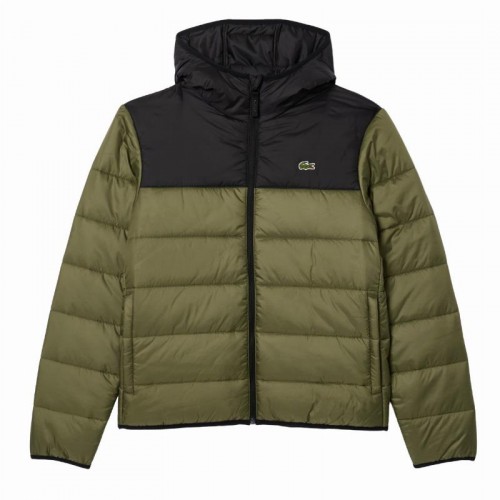 Giacca Lacoste Khaki Verde Nero