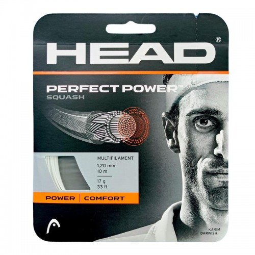Cordaje Squash 10m Testa Perfect Power 1,20mm Blanco