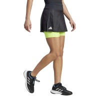 Falda Adidas Pleated Aeroready Pro Negro Lima