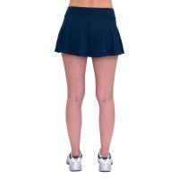 Badu Bidi Skirt New York Printed Wavy Dark Blue Red  Offer + Cheap
