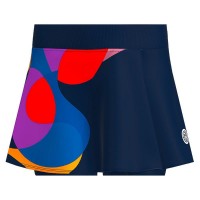 Bidi Badu Twiggy Printed Wavy Dark Blue Mix Skirt  Offer + Cheap