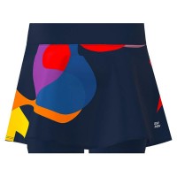 Bidi Badu Twiggy Printed Wavy Dark Blue Mix Skirt  Offer + Cheap