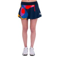 Bidi Badu Twiggy Printed Wavy Dark Blue Mix Skirt  Offer + Cheap