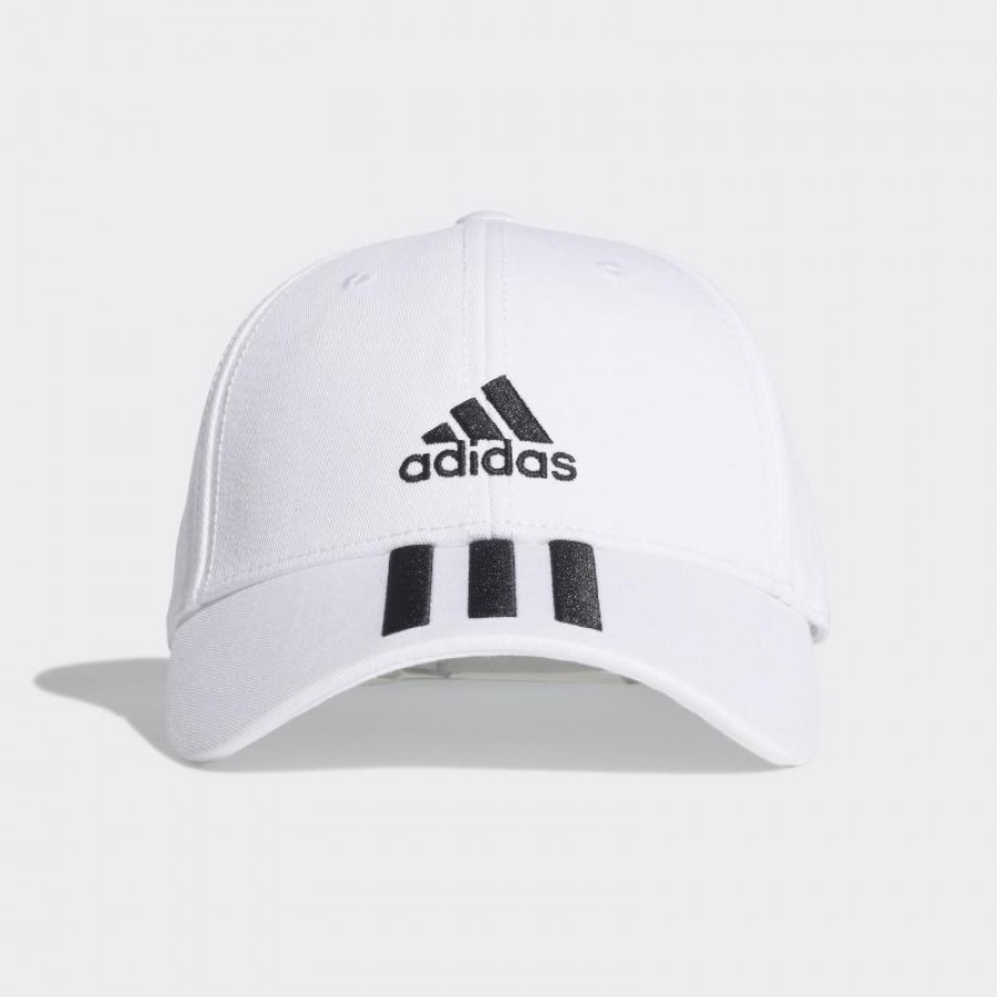 Gorra Adidas BaseBall 3 Strisce Blanco PADELPOINT Gorra Adidas BaseBall 3 Strisce Blanco