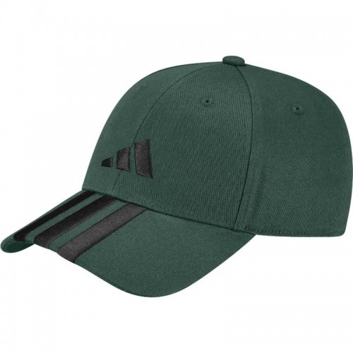 Cappellino Adidas Baseball 3 Strisce Verde Scuro