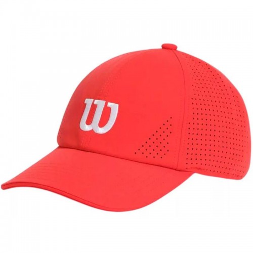 Gorra Wilson Active Rojo Perforato
