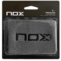 Munequeras Nox Grey Logo Black 2 Units  Offer + Cheap